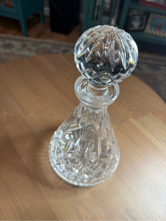 Waterford Crystal Other - Waterford Cut Crystal Decanter with Faceted Stopper - Clear